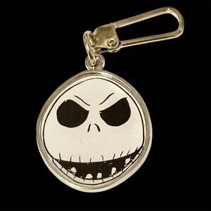 Vtg Disney Jack Skellington Zipper Pull Purse Charm Nightmare Before Christmas